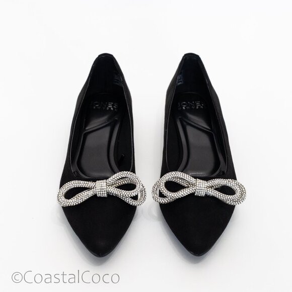 Jones New York Women's Quinnie Pointed Toe Suede Flats 7.5 Dress Office Preppy - Picture 4 of 11